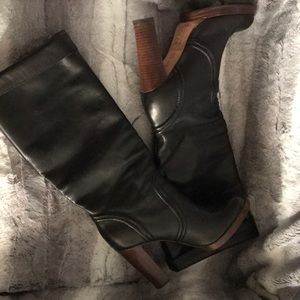 Black High heel Micheal Kors boots,Knee boots